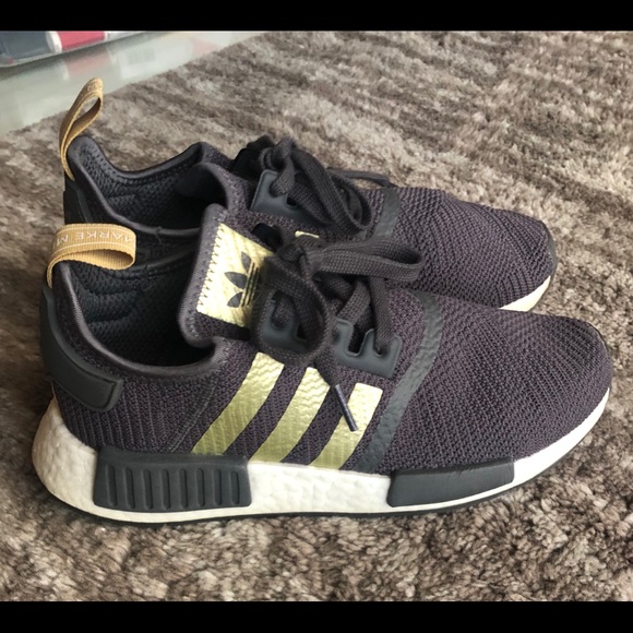 ADIDAS NMD R1 gray and gold - Picture 6 of 13